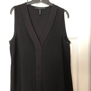 BCBG Black sleeveless top size M